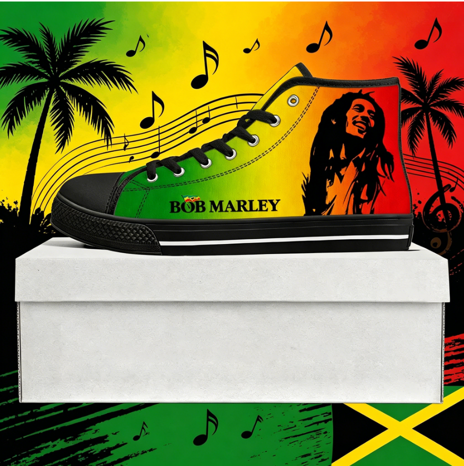 Bob Marley Quote Custom High T - Men Shoes Quotes incelemesi ve fiyatı