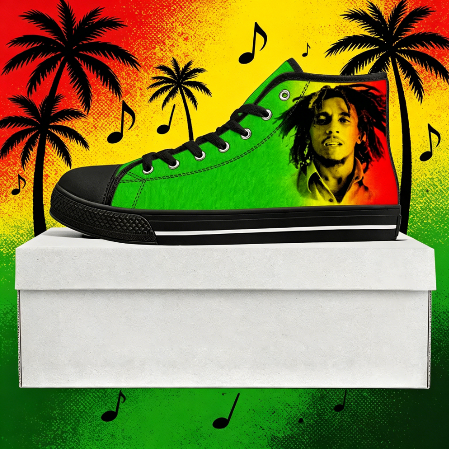 Bob Marley Quote Custom High T - Men Shoes Quotes incelemesi ve fiyatı