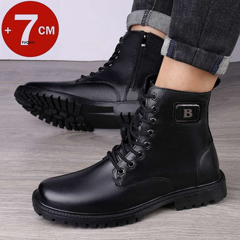 Men's Genuine Leather Elevator - Men Shoes Formal incelemesi ve fiyatı