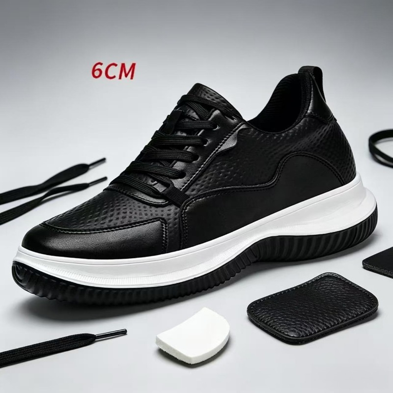 White Cow Leather Elevator Sne - Men Shoes Formal incelemesi ve fiyatı