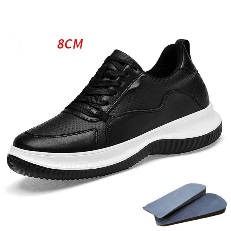 White Cow Leather Elevator Sne - Men Shoes Formal incelemesi ve fiyatı