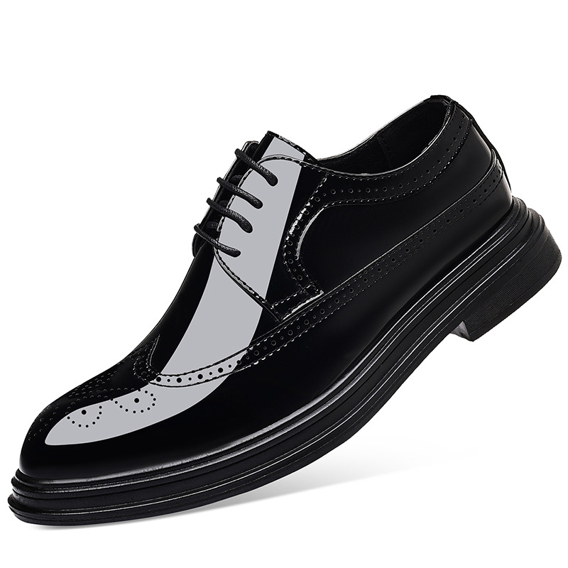 Men's Patent Leather Brogue Dr - Men Shoes Formal incelemesi ve fiyatı