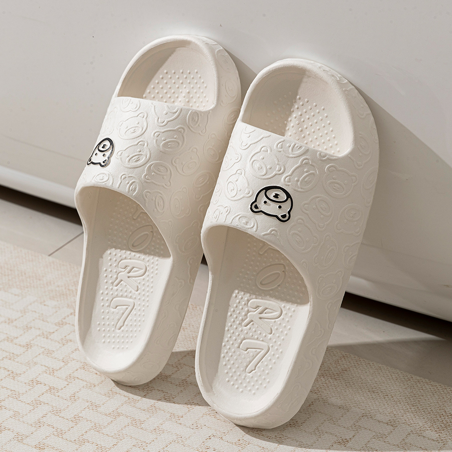 Printting Cute Bear Women Slip - Men'S Shoes With Platform incelemesi ve fiyatı