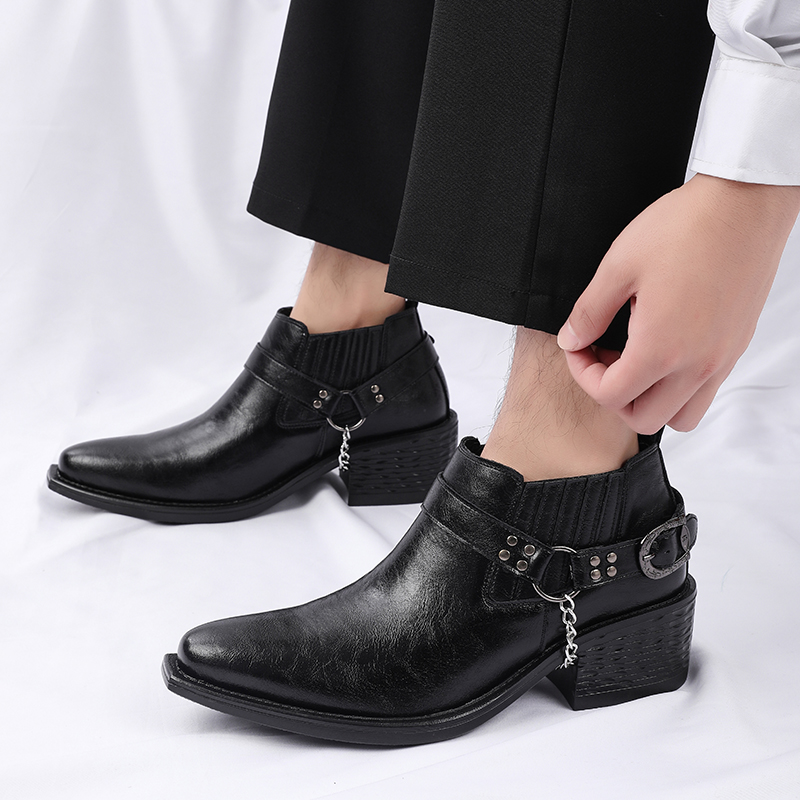 New Brown /Black Cow Leather B - Men Shoes Formal incelemesi ve fiyatı