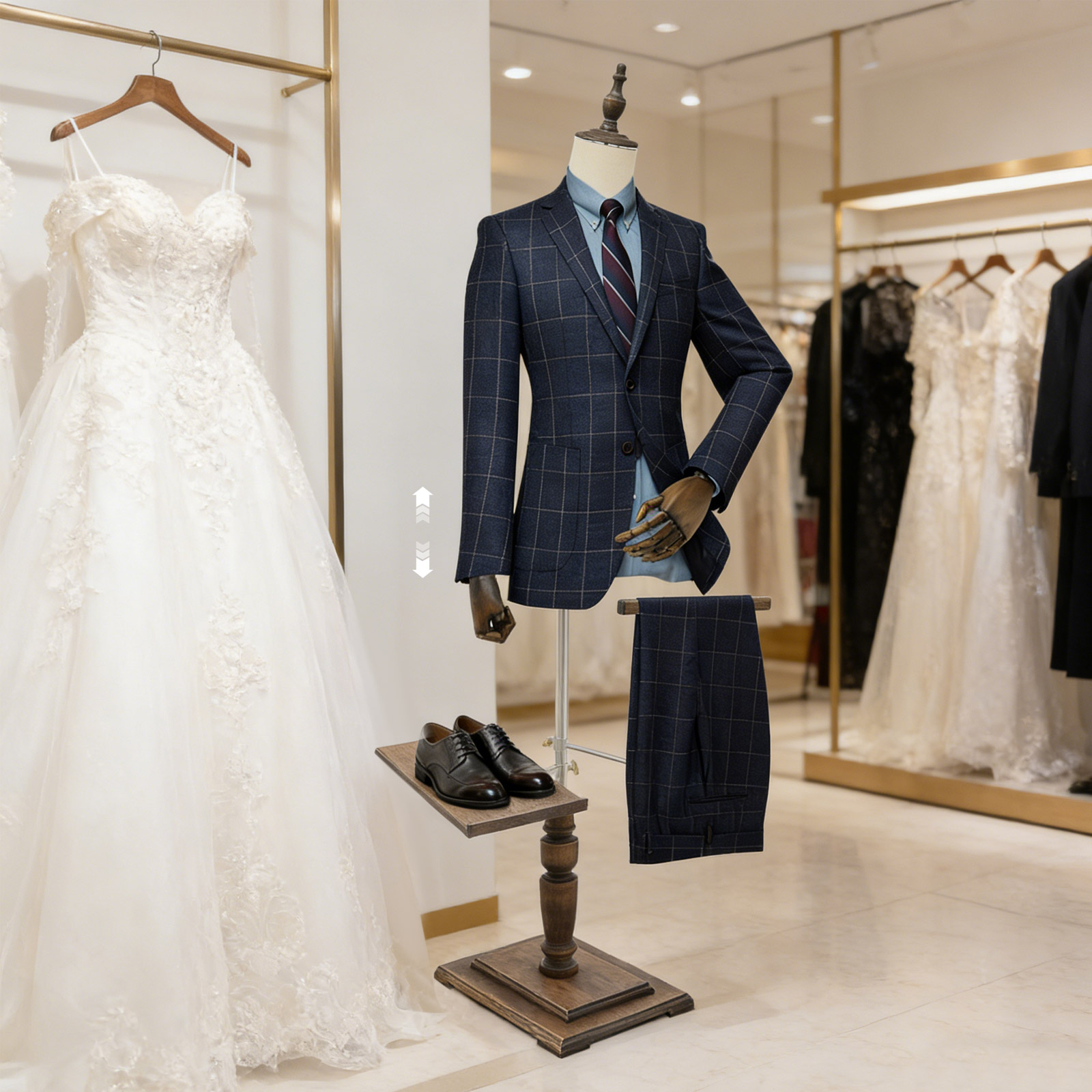 Dress Form Male Mannequin W/Pa - Men'S Shoes With Linen Pants incelemesi ve fiyatı