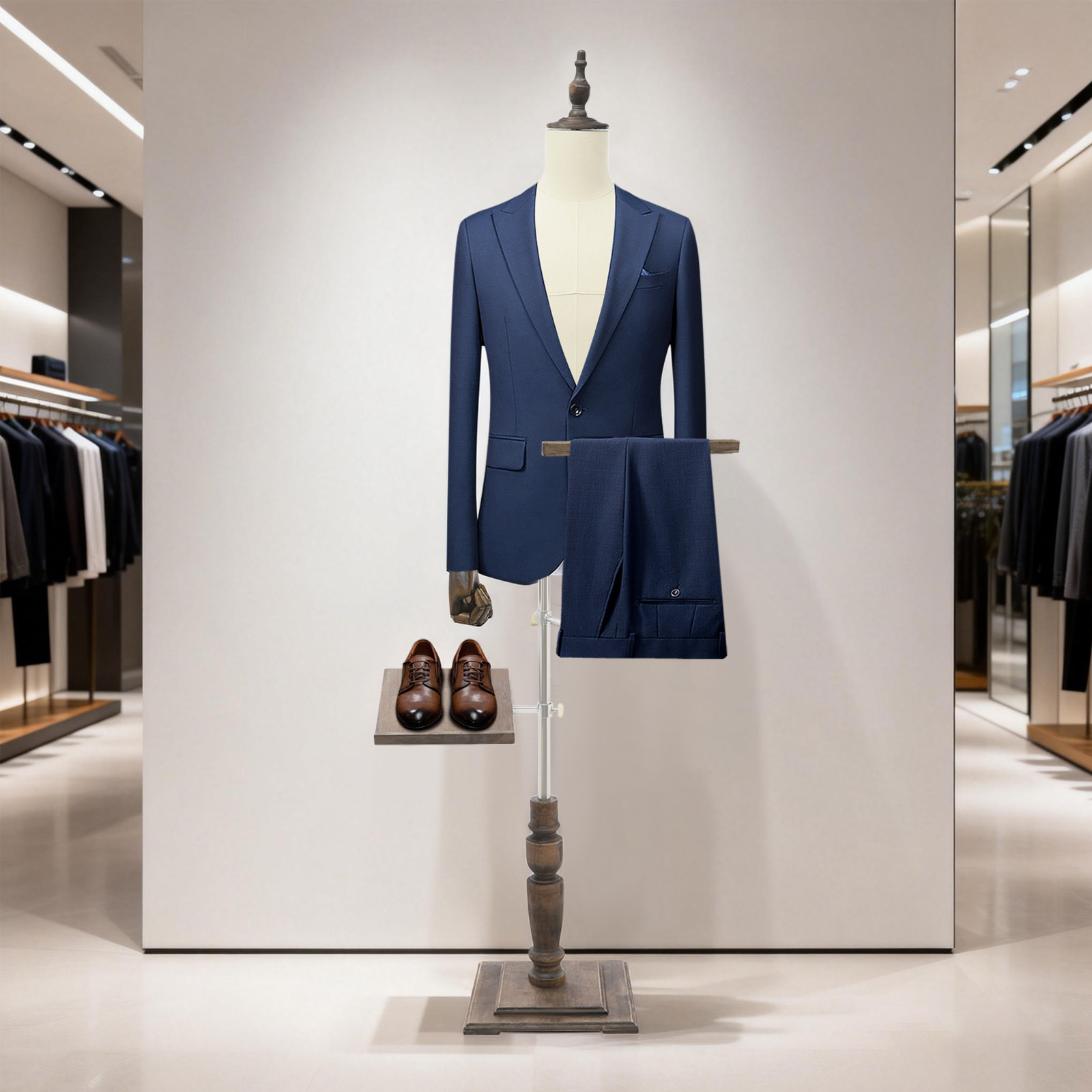Dress Form Male Mannequin W/Pa - Men'S Shoes With Linen Pants incelemesi ve fiyatı