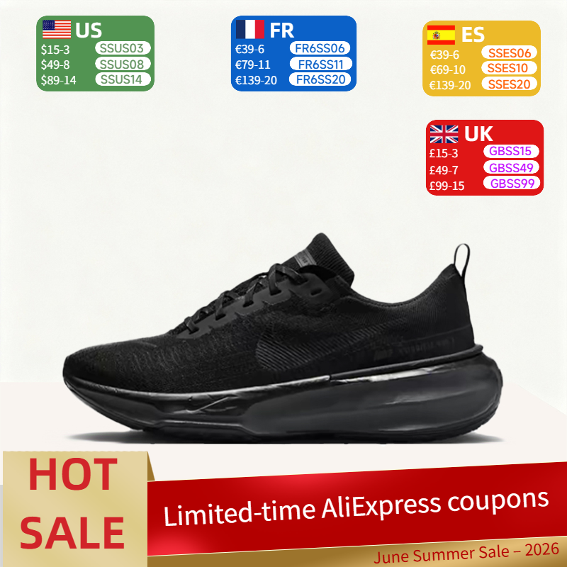 Nike Invincible 3 Men's Runnin - Men'S Shoes Nike Black incelemesi ve fiyatı
