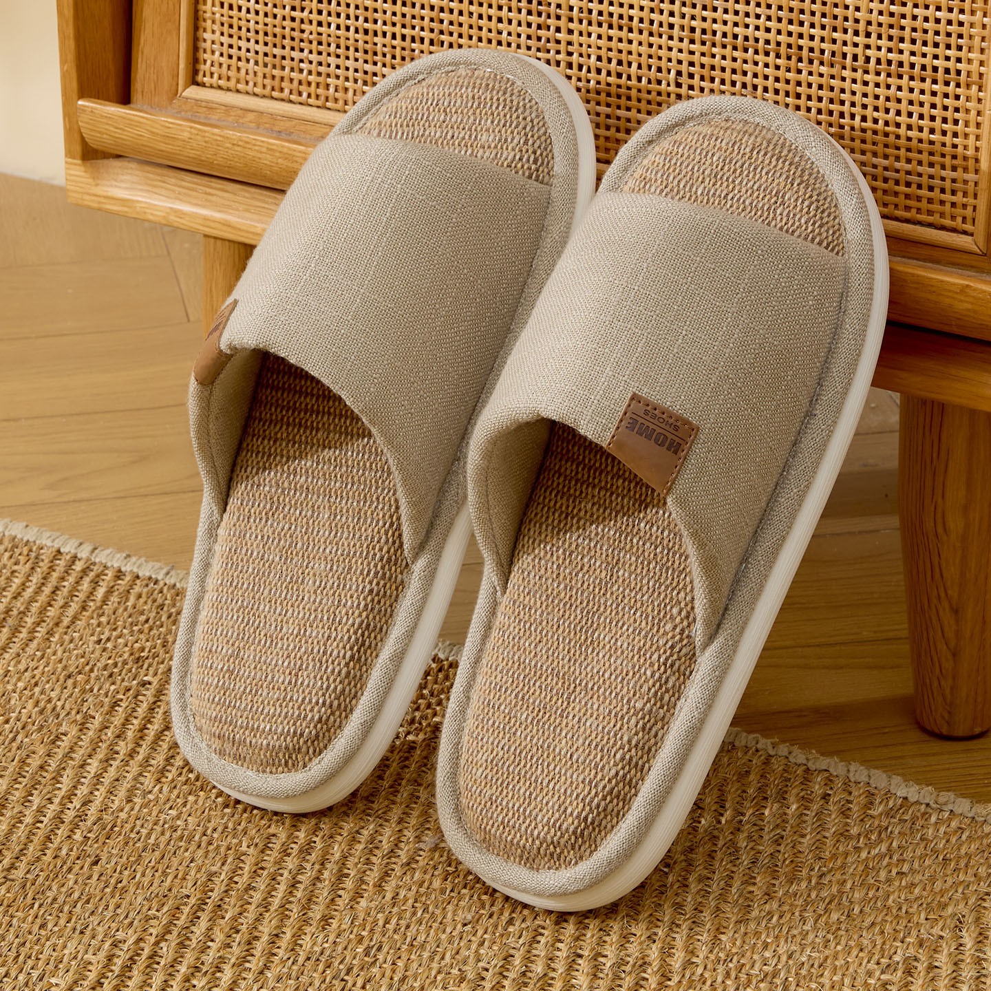 New Linen Women Slippers Comfo - Men'S Shoes With Platform incelemesi ve fiyatı