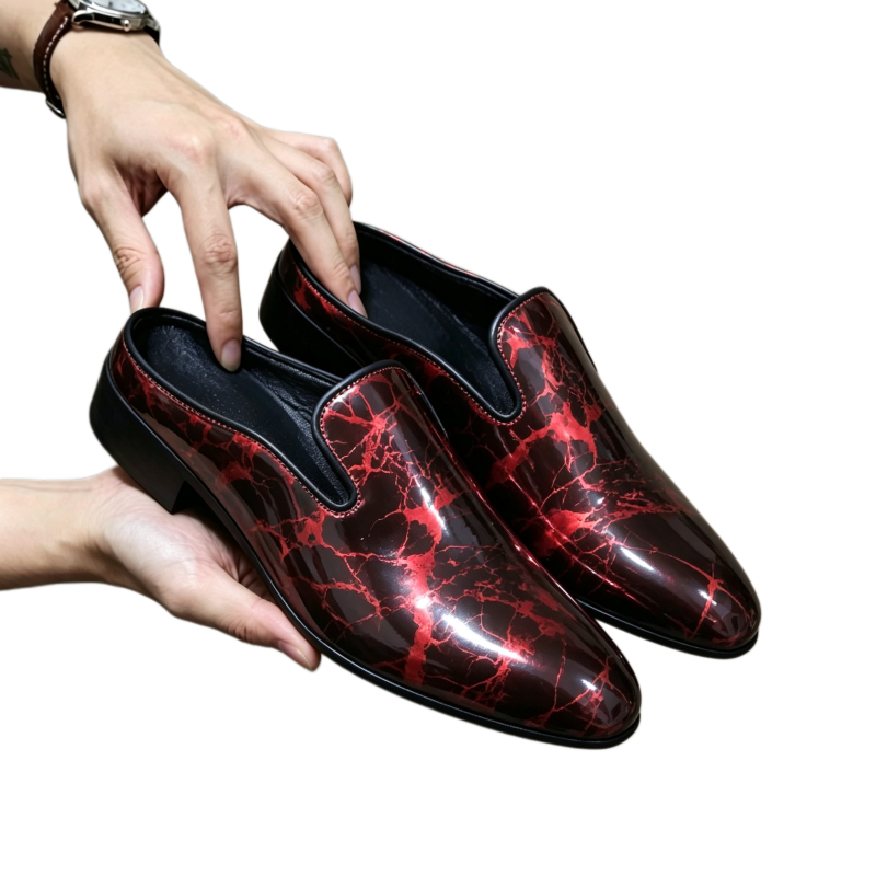 Men's Shiny Patent Leather Dre - Men Shoes Formal incelemesi ve fiyatı