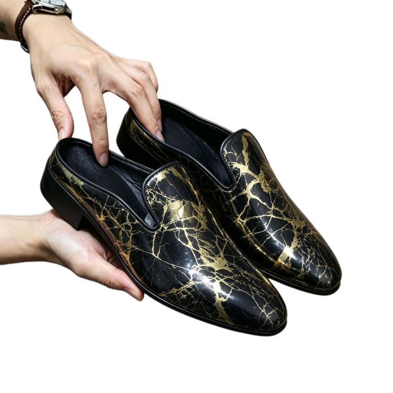 Men's Shiny Patent Leather Dre - Men Shoes Formal incelemesi ve fiyatı