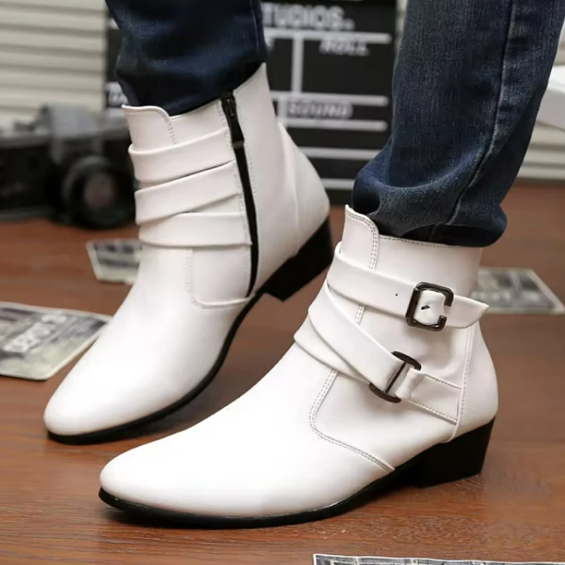 New Men's Boots Leather Chelse - Men Shoes Formal incelemesi ve fiyatı