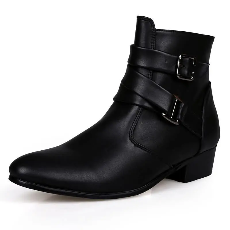 New Men's Boots Leather Chelse - Men Shoes Formal incelemesi ve fiyatı