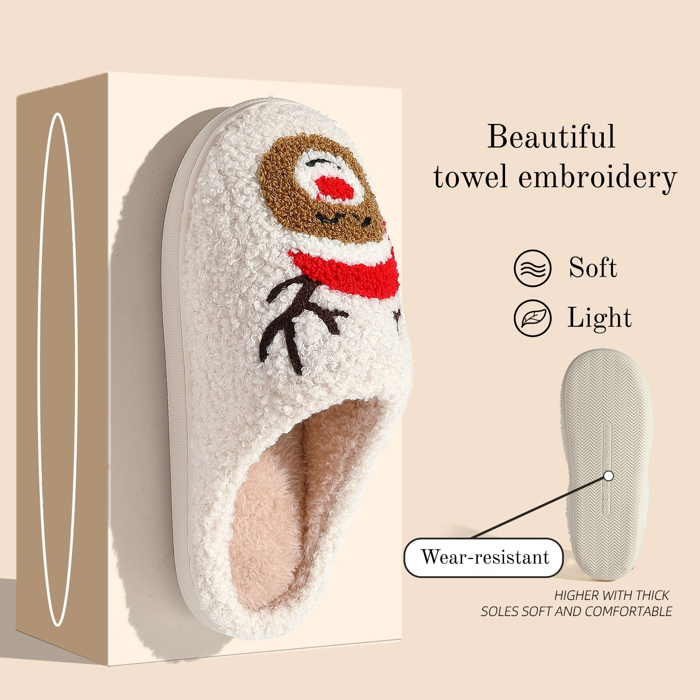 Christmas Women Warm Fashion S - Men'S Shoes To Women'S Size incelemesi ve fiyatı