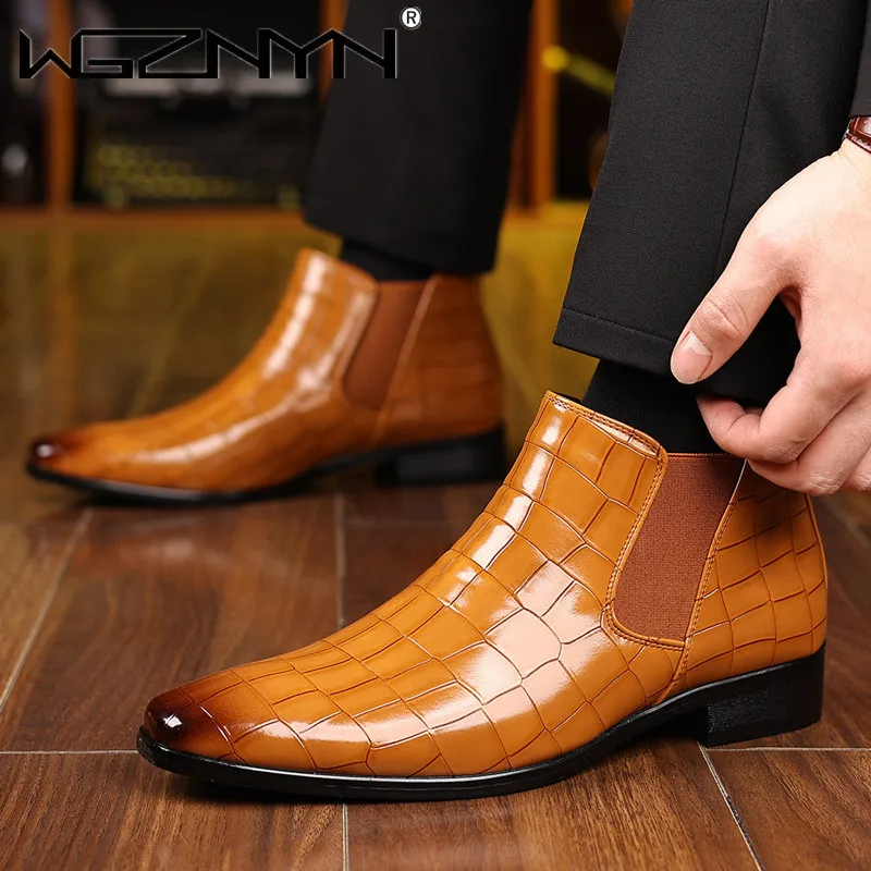 Luxury SIZE 39~48 Men Chelsea  - Men Shoes Formal incelemesi ve fiyatı