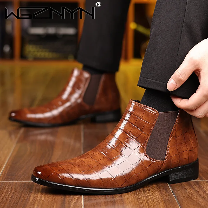 Luxury SIZE 39~48 Men Chelsea  - Men Shoes Formal incelemesi ve fiyatı