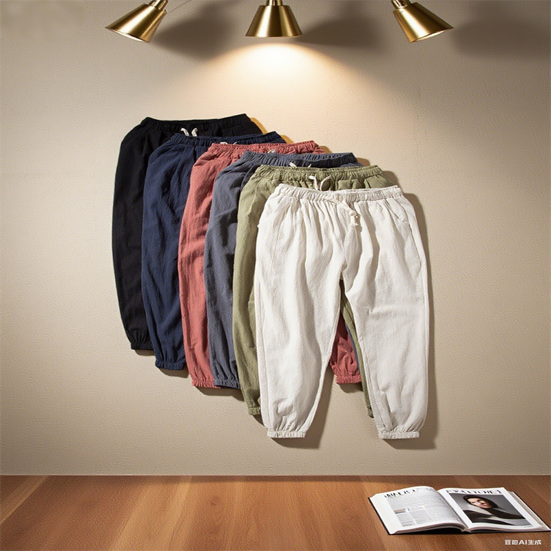 Cotton and linen harem pants m - Men'S Shoes With Linen Pants incelemesi ve fiyatı
