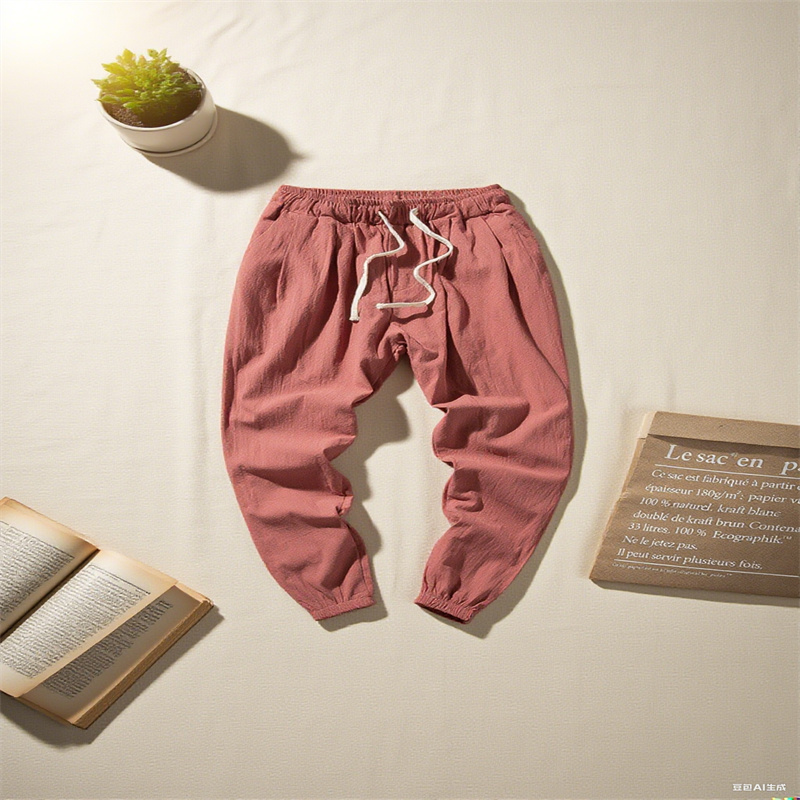 Cotton and linen harem pants m - Men'S Shoes With Linen Pants incelemesi ve fiyatı