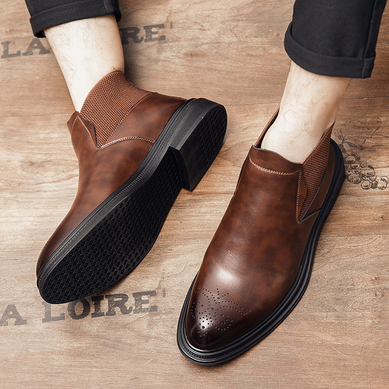 High-top leather shoes are ver - Men Shoes Formal incelemesi ve fiyatı