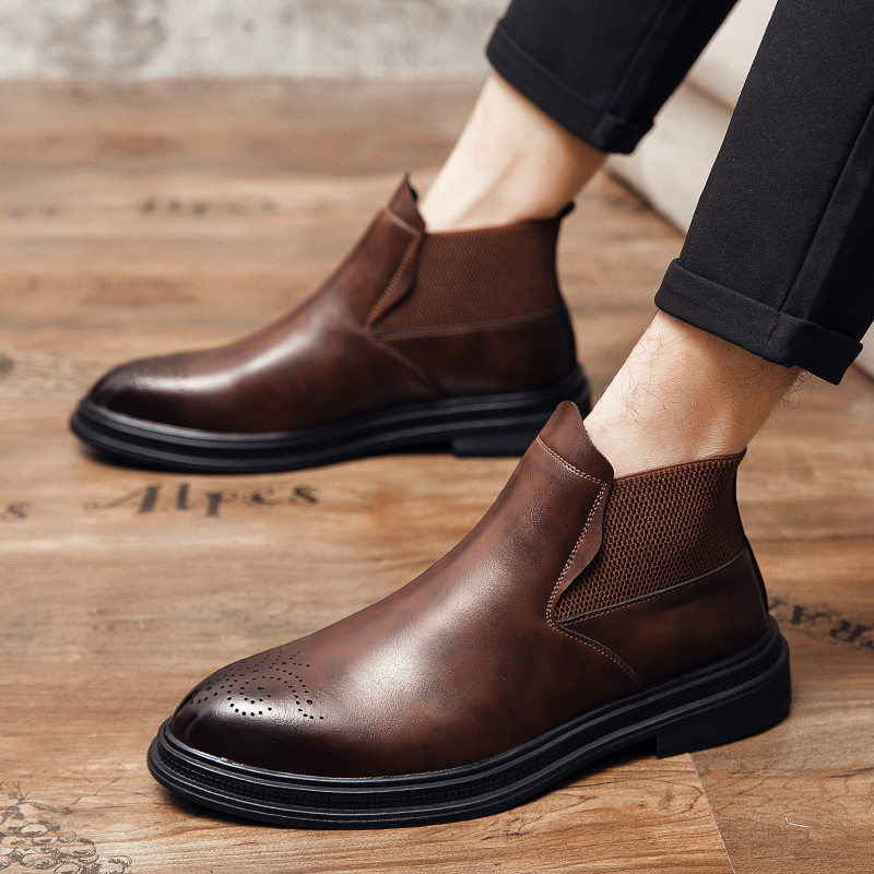High-top leather shoes are ver - Men Shoes Formal incelemesi ve fiyatı