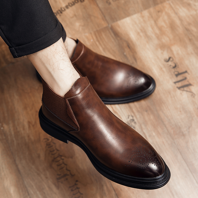 High-top leather shoes are ver - Men Shoes Formal incelemesi ve fiyatı