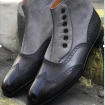 Men's Leather Suede Chelsea Bo - Men Shoes Formal incelemesi ve fiyatı