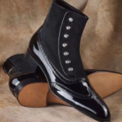 Men's Leather Suede Chelsea Bo - Men Shoes Formal incelemesi ve fiyatı