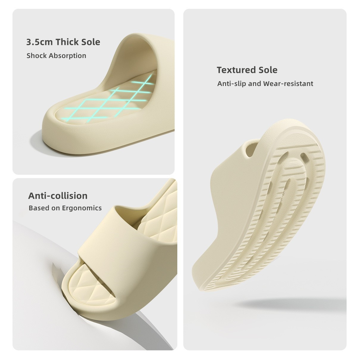 Women Summer Slippers 3.5cm Th - Men'S Shoes With Platform incelemesi ve fiyatı