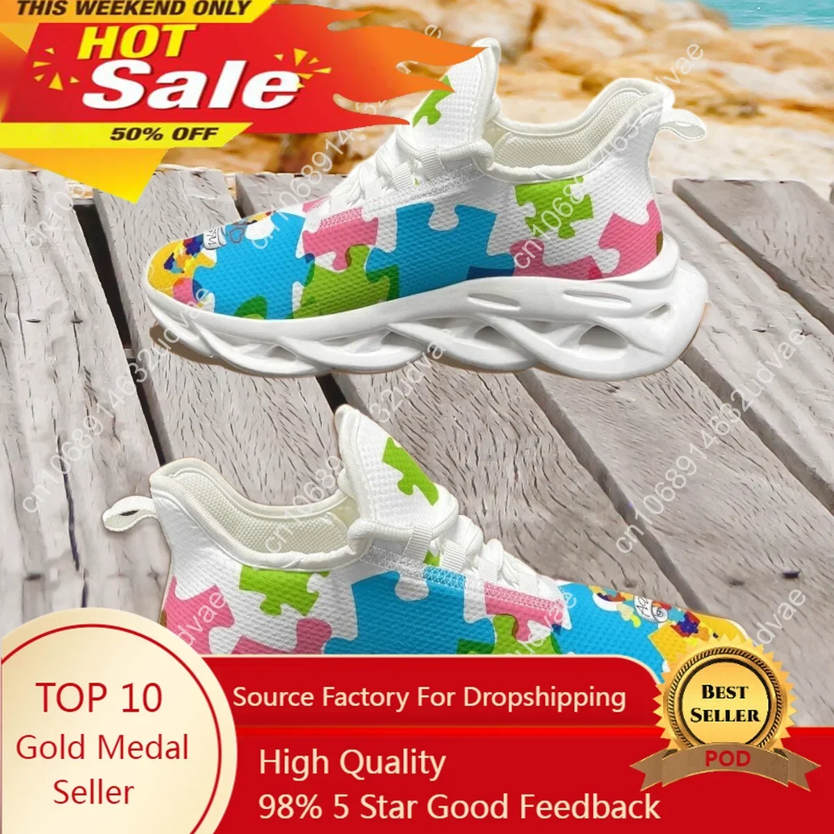 Autism Awareness Sports Runnin - Men'S Shoes With Platform incelemesi ve fiyatı