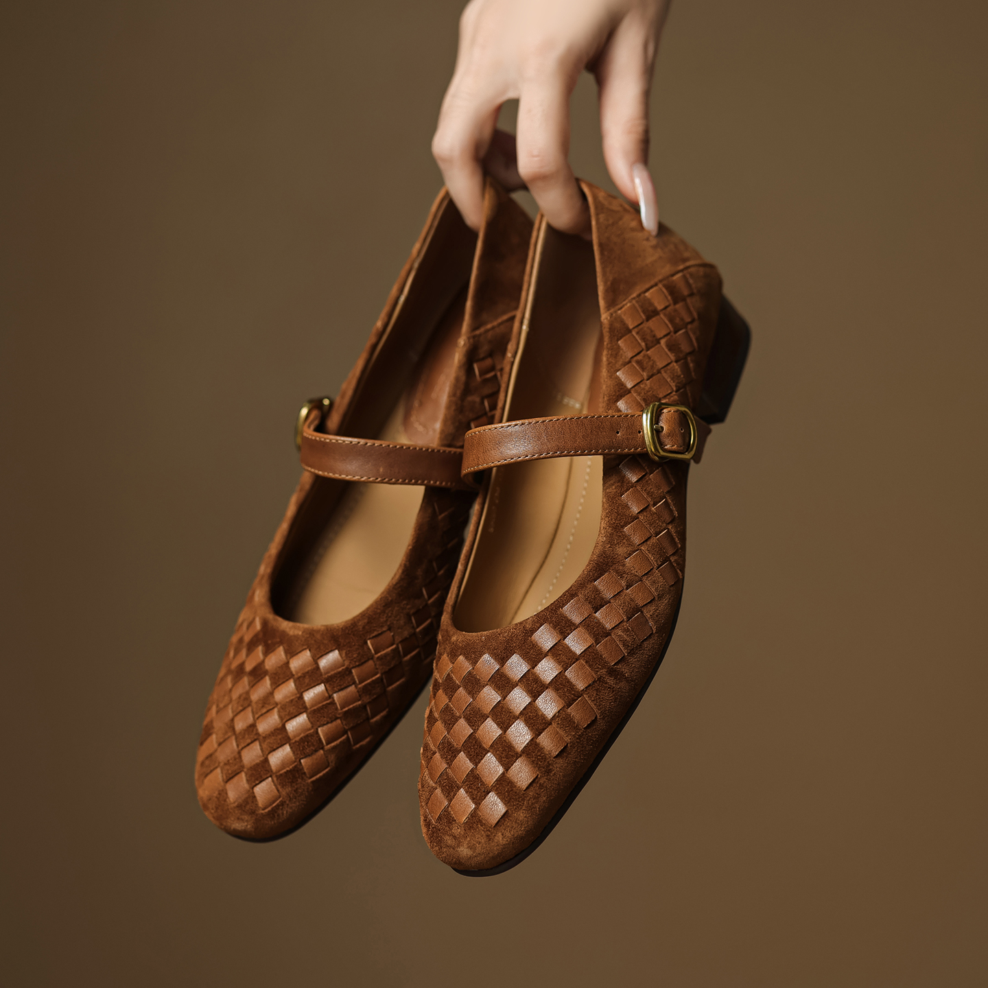 Handmade Genuine Woven Texture - Shoes Heels Men incelemesi ve fiyatı
