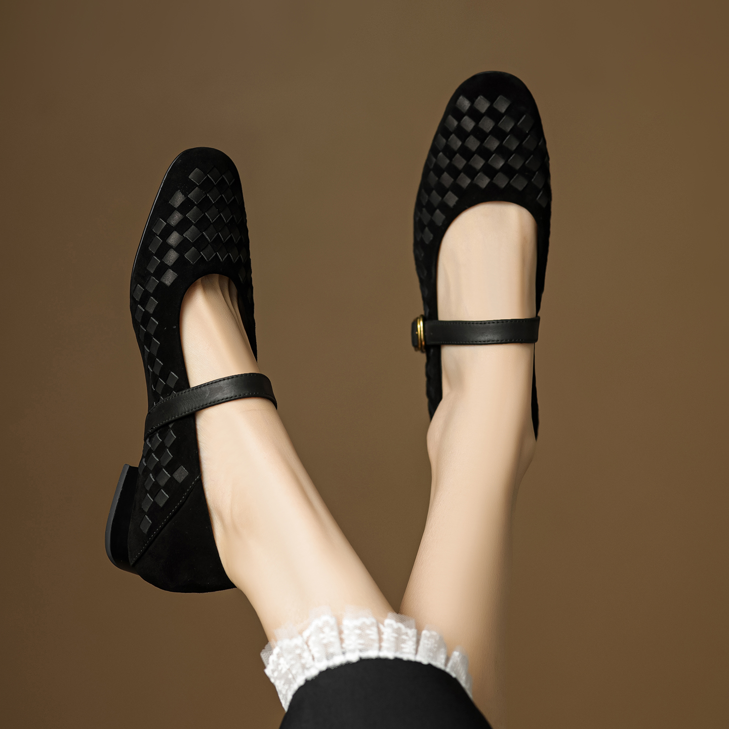 Handmade Genuine Woven Texture - Shoes Heels Men incelemesi ve fiyatı
