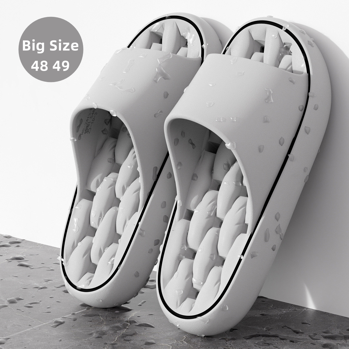 Big Size 48 49 Bathroom Slippe - Men'S Shoes With Platform incelemesi ve fiyatı