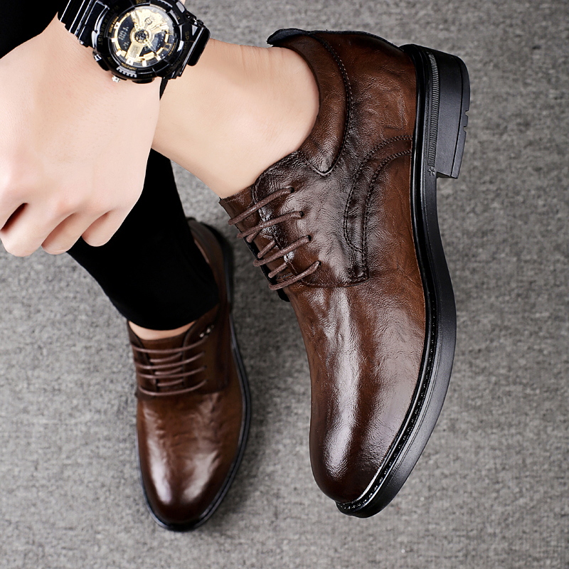 Leather Casual Elevator Shoes  - Men Shoes Formal incelemesi ve fiyatı