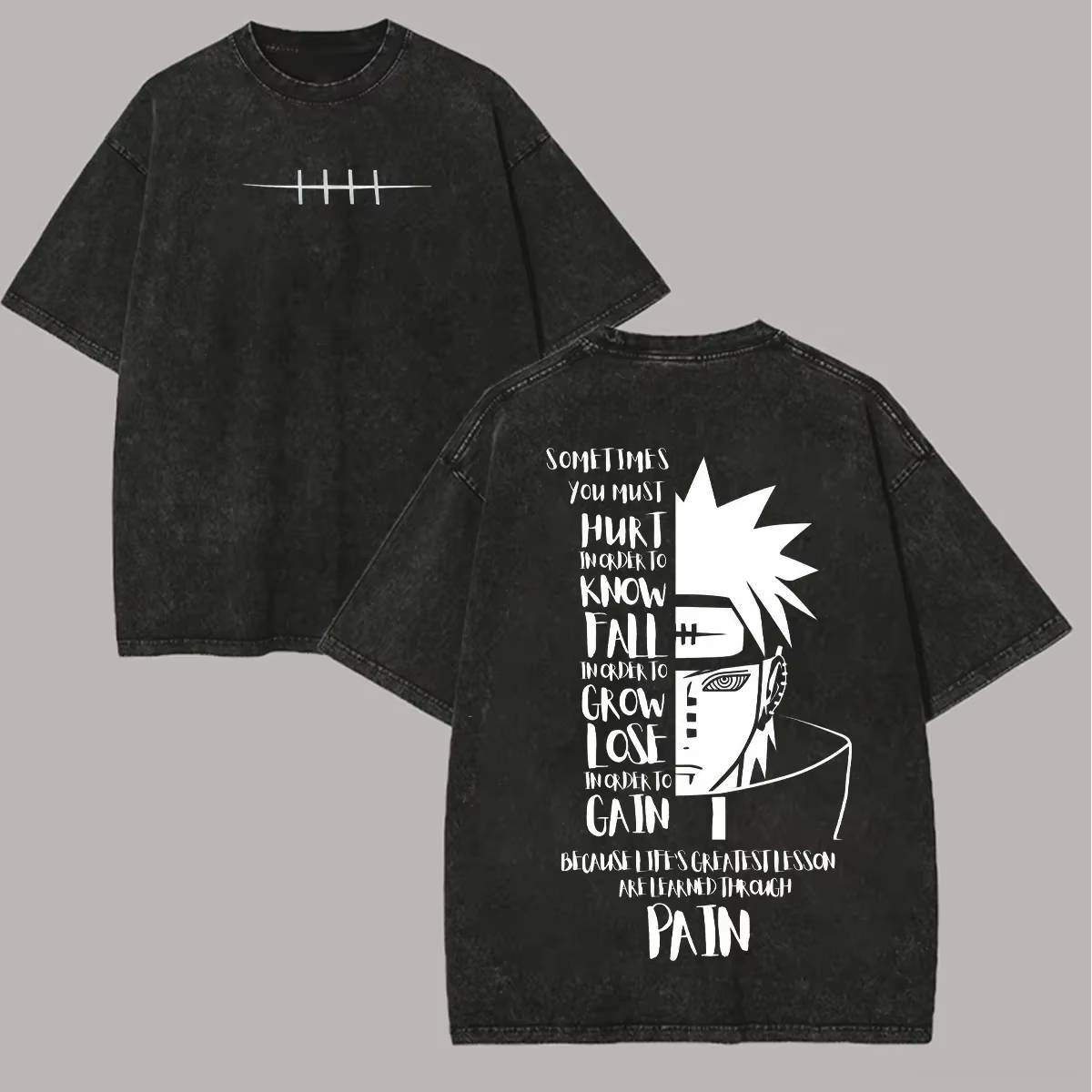 Naruto Pain T Shirt Quote Naga - Men Shoes Quotes incelemesi ve fiyatı