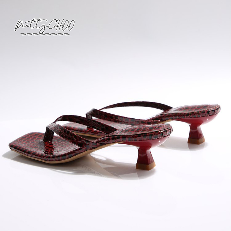 Crocodile Print Kitten Heel Fl - Men'S Shoes To Women'S Size incelemesi ve fiyatı